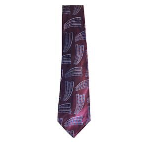 Polo Ralph Lauren Men’s Tie 100% Silk Hand Made in‎ USA Burgandy
